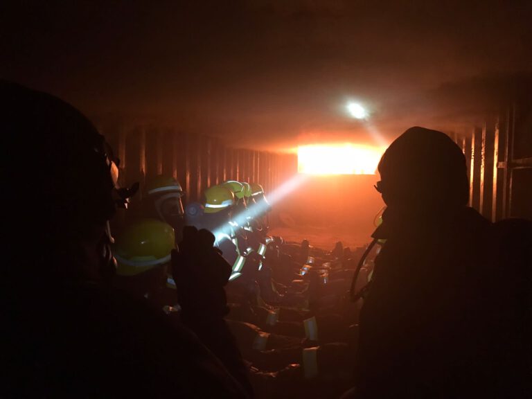 Feuerwehr Herzlake nimmt an Heißausbildung teil