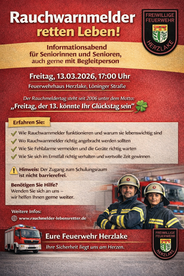 Rauchwarnmeldertag 13.03.2026